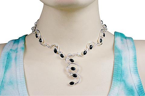 SKU 905 unique Onyx Necklaces Jewelry