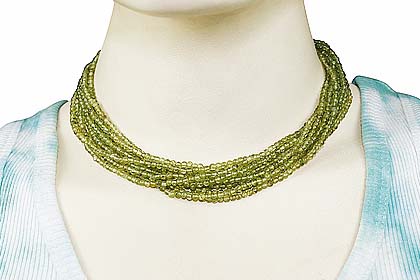 SKU 9086 unique Peridot Necklaces Jewelry