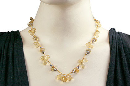 SKU 9095 unique Citrine Necklaces Jewelry