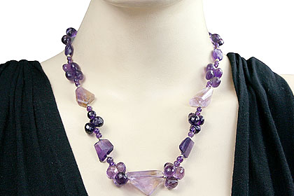 SKU 9218 unique Amethyst Necklaces Jewelry