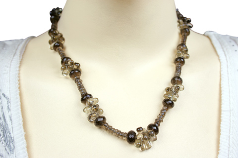 SKU 9224 unique Smoky Quartz Necklaces Jewelry