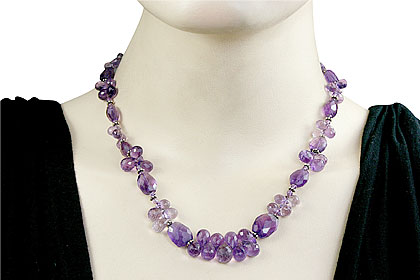 SKU 9227 unique Amethyst Necklaces Jewelry