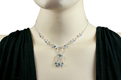 SKU 9994 unique Blue Topaz Necklaces Jewelry