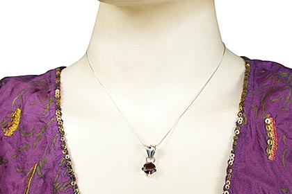 SKU 1249 unique Garnet Pendants Jewelry