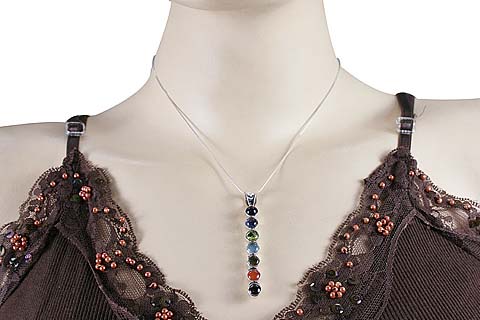 SKU 1268 unique Multi-stone Pendants Jewelry