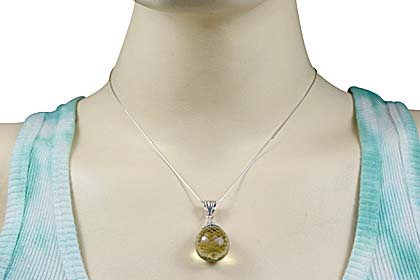 SKU 13413 unique Lemon quartz Pendants Jewelry