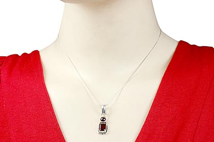 SKU 1420 unique Garnet Pendants Jewelry