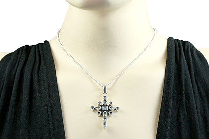 SKU 1555 unique Blue Topaz Pendants Jewelry