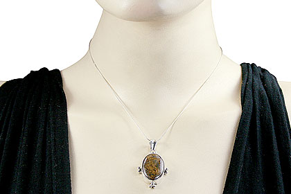 SKU 15919 unique Bronzite Pendants Jewelry
