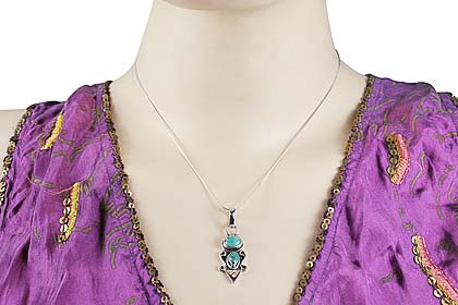 SKU 1596 unique Turquoise Pendants Jewelry