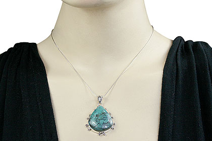 SKU 16011 unique Turquoise Pendants Jewelry
