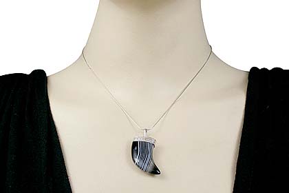 SKU 1608 unique Onyx Pendants Jewelry