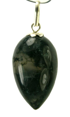 SKU 1610 unique Moss agate Pendants Jewelry