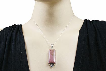 SKU 1651 unique Rhodonite Pendants Jewelry