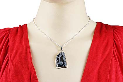SKU 1723 unique Obsidian Pendants Jewelry