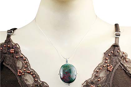 SKU 1737 unique Bloodstone Pendants Jewelry