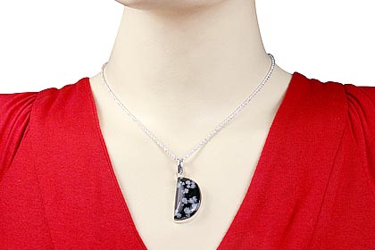 SKU 1738 unique Obsidian Pendants Jewelry