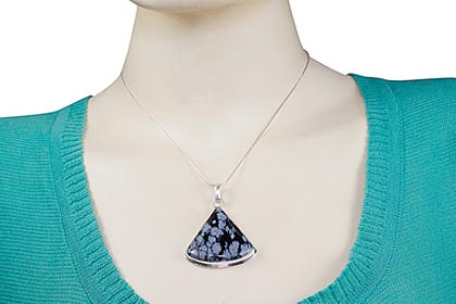 SKU 1750 unique Obsidian Pendants Jewelry