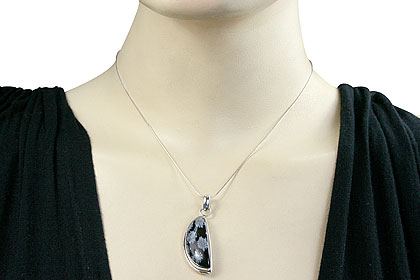 SKU 1761 unique Obsidian Pendants Jewelry