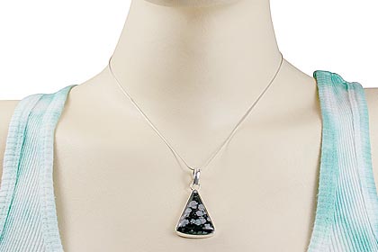 SKU 1800 unique Obsidian Pendants Jewelry