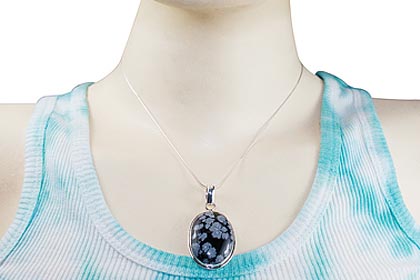 SKU 1801 unique Obsidian Pendants Jewelry