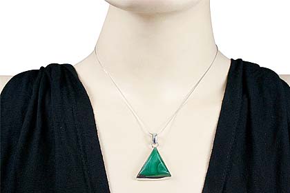 SKU 1843 unique Malachite Pendants Jewelry