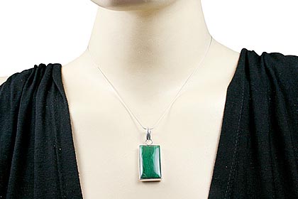 SKU 1845 unique Malachite Pendants Jewelry
