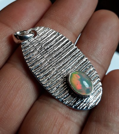 SKU 22152 unique Opal Pendants Jewelry