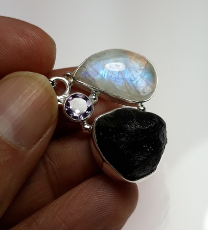 SKU 22162 unique Moonstone Pendants Jewelry