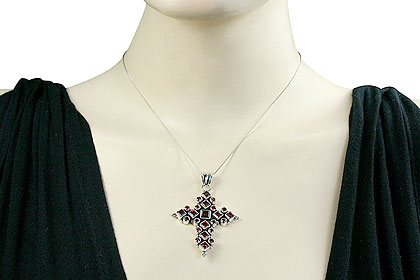 SKU 3007 unique Garnet Pendants Jewelry