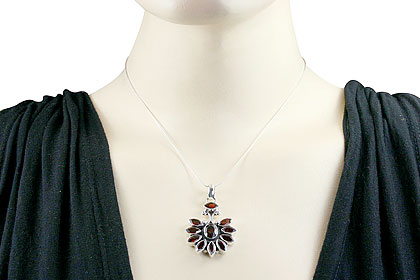 SKU 3109 unique Garnet Pendants Jewelry