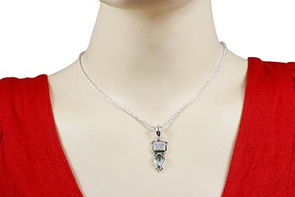 SKU 670 unique Blue Topaz Pendants Jewelry