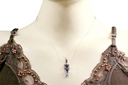 SKU 671 unique Amethyst Pendants Jewelry
