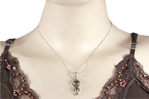 SKU 673 unique Citrine Pendants Jewelry