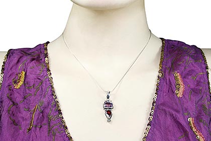 SKU 675 unique Garnet Pendants Jewelry