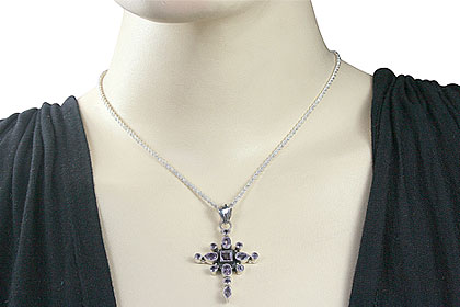 SKU 678 unique Amethyst Pendants Jewelry