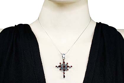SKU 679 unique Garnet Pendants Jewelry