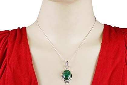 SKU 7000 unique Malachite Pendants Jewelry