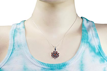SKU 713 unique Garnet Pendants Jewelry