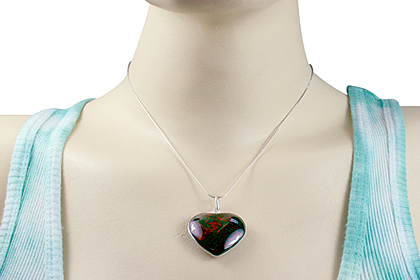 SKU 7262 unique Bloodstone Pendants Jewelry