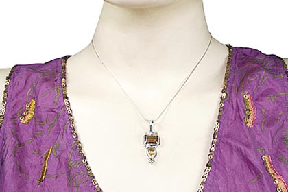 SKU 7328 unique Citrine Pendants Jewelry