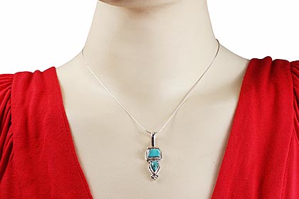 SKU 7332 unique Turquoise Pendants Jewelry