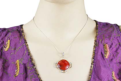 SKU 7350 unique Carnelian Pendants Jewelry