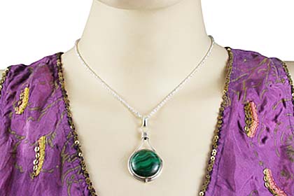 SKU 740 unique Malachite Pendants Jewelry