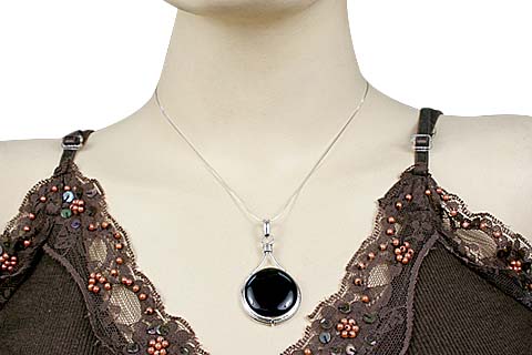 SKU 749 unique Onyx Pendants Jewelry