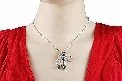 SKU 8823 unique Malachite Pendants Jewelry