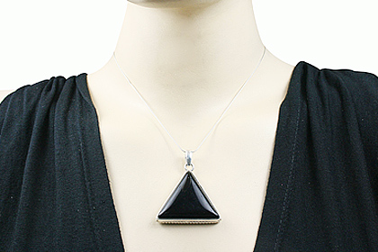 SKU 8929 unique Onyx Pendants Jewelry