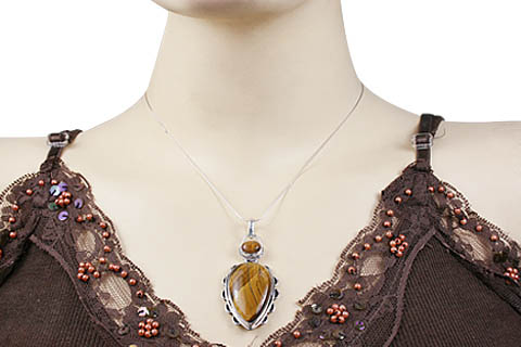 SKU 897 unique Tiger eye Pendants Jewelry