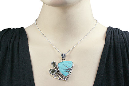 SKU 9069 unique Turquoise Pendants Jewelry