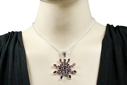 SKU 974 unique Garnet Pendants Jewelry